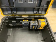 Battery rack for inside DEWALT